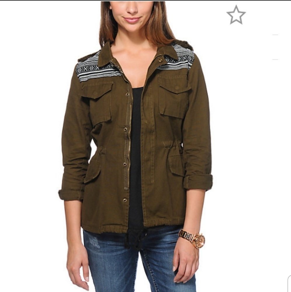 LIRA Aztec Canvas Jacket -S
